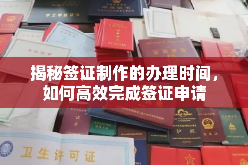 岫岩揭秘签证制作的办理时间，如何高效完成签证申请